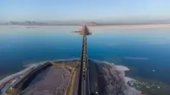 خبر امیدوارکننده از دریاچه ارومیه / آب دریاچه زیاد شد