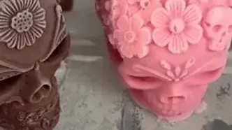 استقبال از بستنی‌هایی  به شکل جمجمه‌ انسان
