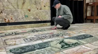 تصاویری از قالیباف در حرم عبدالعظیم حسنی(ع)