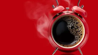 این ساعت، خط قرمز قهوه برای داشتن یک خواب آرام است!