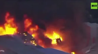 خبر فوری از سقوط مرگبار یک بالگرد خبری هنگام پوشش تصادف