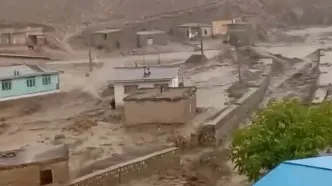 وقوع سیل شدید در استان گلستان