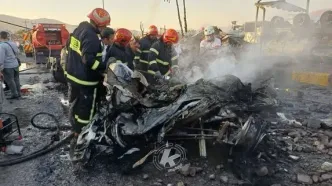 انفجار هولناک در ورودی سنندج جان 10 نفر را گرفت
