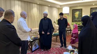 قالیباف با خانواده شهیدان لاریجانی دیدار کرد