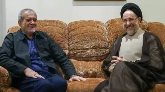 احوال پرسی پزشکیان از سید محمد خاتمی