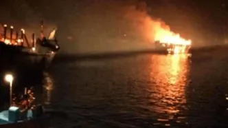 حمله پهپادی آمریکا به 2 قایق صیادی در نزدیکی جزیره لارک و بندر کرگان/ تعدادی از صیادان حاضر در این 2 قایق مفقود شده‌اند