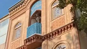 زیباترین خانه ۳۵ متری در تهران که انگار تکه‌ای از کاخ گلستان است!