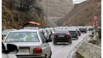 جاده چالوس یکطرفه شد