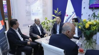 بازدید معاون وزیر اقتصاد از غرفه بانک رفاه کارگران در نمایشگاه الکامپ / تقدیر از توسعه خدمات الکترونیک و نوآورانه بانک