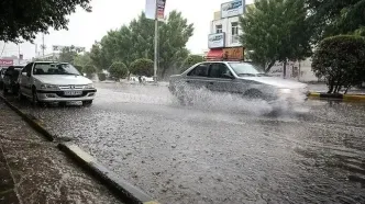 باران شدید و تماشایی گنبدکاووس را غافلگیر کرد