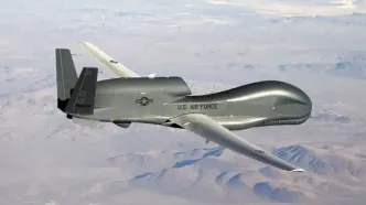 انهدام یک فروند MQ-9 آمریکا در آسمان قشم