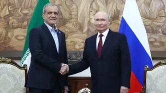 پوتین در دیدار با پزشکیان: سلام من را به رهبر معظم انقلاب برسانید