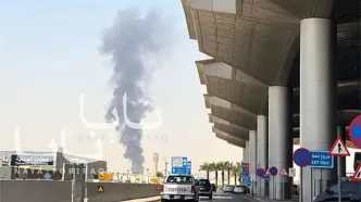 پروازها در فرودگاه ریاض به حالت تعلیق درآمد