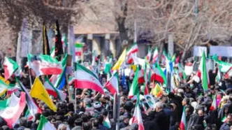 حضور عروس و داماد با لباس عروسی در مراسم جان‌فدایان