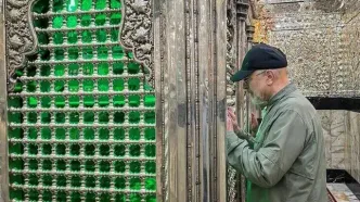 حضور رئیس مجلس در حرم حضرت عبدالعظیم حسنی (ع)
