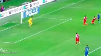 ویدیو| گل اول استقلال به پرسپولیس (یاسر آسانی)
