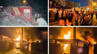 فیلم آتش‌سوزی مهیب یک خانه در سرپل‌ذهاب شد