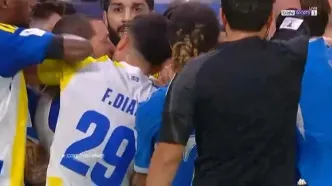 درگیری‌ در دیدار الهلال و الغرافه