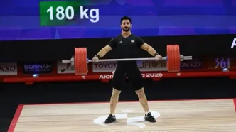 عالی‌پور طلایی شد؛ دومین مدال وزنه برداری ایران