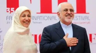 ذوق‌زدگی شدید همسر ظریف لحظه تماشای یک تئاتر