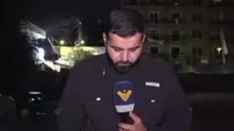 لحظه هولناک زخمی شدن خبرنگار المنار