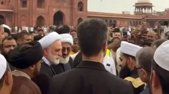 حضور رئیس قوه قضاییه در نماز جمعه دهلی در میان استقبال نمازگزاران