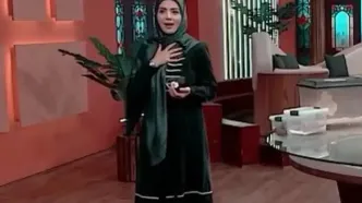 زهره ترک شدن مبینا نصیری روی آنتن زنده تلویزیون!