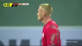 خلاصه بازی روسیه 2 - ایران 0