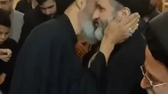 حضور فرزند رهبر شهید انقلاب در مراسم بزرگداشت آیت‌الله شبیری زنجانی
