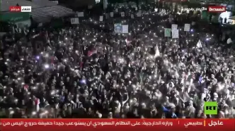 جشن مردم صنعا در پی موفقیت انصارالله