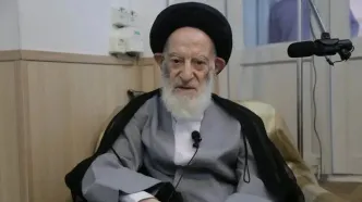 عکس؛ آیت‌الله شبیری‌ زنجانی روی تخت بیمارستان