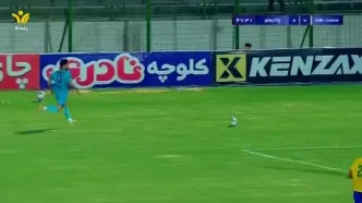 گل اول چادرملو به صنعت نفت آبادان+ ویدئو