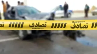 تصادف شدید پژو پارس و تریلی