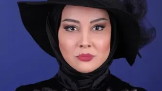 ملکه سیاهی روی فرش قرمز تورنتو؛ آشا محرابی با یک پیراهن مخمل ماکسی و جزئیات درخشان توجه‌ها را جلب کرد