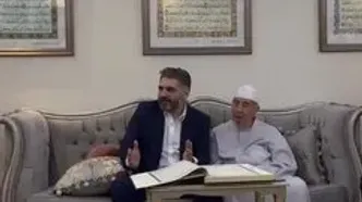 دیدار وزیر فرهنگ سوریه با عثمان طه