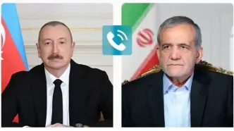 گفت‌وگوی تلفنی علی‌اف و پزشکیان پیرامون مسائل موجود