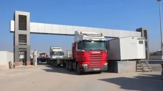 ایستایی کامیون‌ها در مرزهای ایران و عراق