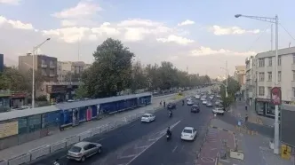 ساماندهی خیابان آزادی تا پایان آذرماه/ گلدان‌های بتنی جایگزین نرده‌ها می‌شود