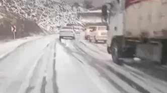 بارش برف ارتفاعات کرمان را سفیدپوش کرد