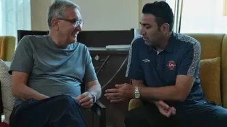 حضور برانکو در اردوی تراکتور+عکس