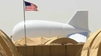 سپاه: بالن جاسوسی آمریکا بر فراز اربیل منهدم شد