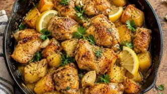 خوراک مرغ و سیب‌زمینی؛ ناهاری سریع و خوشمزه برای جمعه