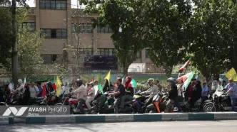 رزمایش موتور سواران جان‌فدای ایران