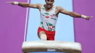 مهدی الفتی در پرش خرک مدال نقره گرفت