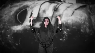 سخنرانی مونا فرجاد به زبان ترکی در جشن خانه سینما/ فیلم