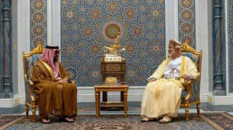 دیدار مشاور امنیت ملی امارات و سلطان عمان در مسقط