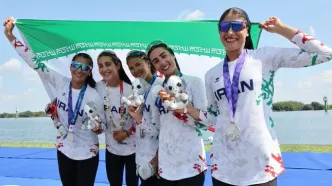 تاریخ‌سازی تیم ملی روئینگ ایران با ۶ مدال در ناگویا