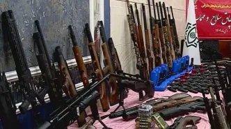 ضربه مرزبانان سیستان و بلوچستان به قاچاقچیان سلاح و مهمات جنگی / کشف مقادیر قابل توجه سلاح