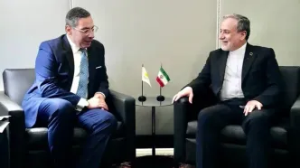 دیدار و گفت وگوی عراقچی و وزیر خارجه قبرس