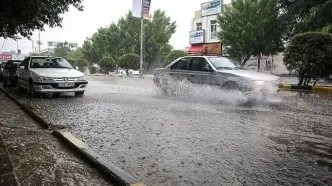 باران شدید و تماشایی گنبدکاووس را غافلگیر کرد